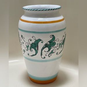 Nuccia Ceramic Vase, hand painted in Italy